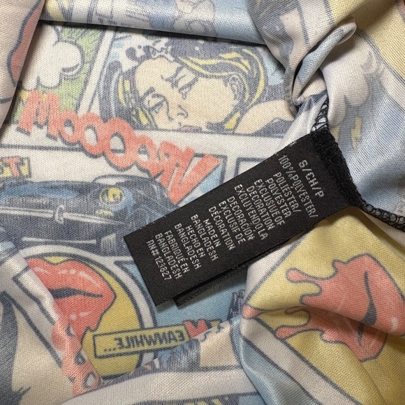 Oh Snap Drill Clothing T-shirt Comic Graphic Multicolor Small Men's - Picture 8 of 10